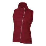 Cutter & Buck Mainsail Sweater Knit Womens Asymmetrical Vest